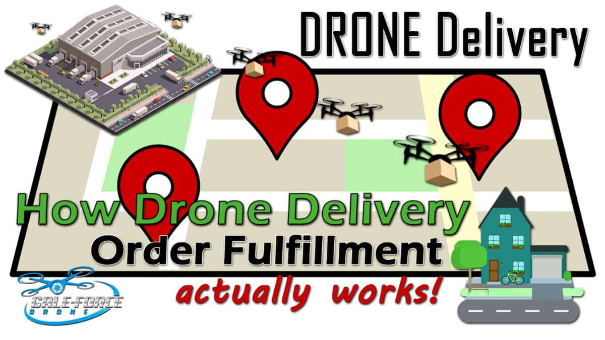 How Drone Delivery And Order Fulfillment Works
