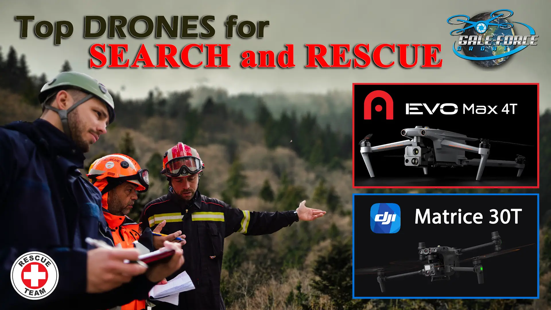 top drones for search and rescue