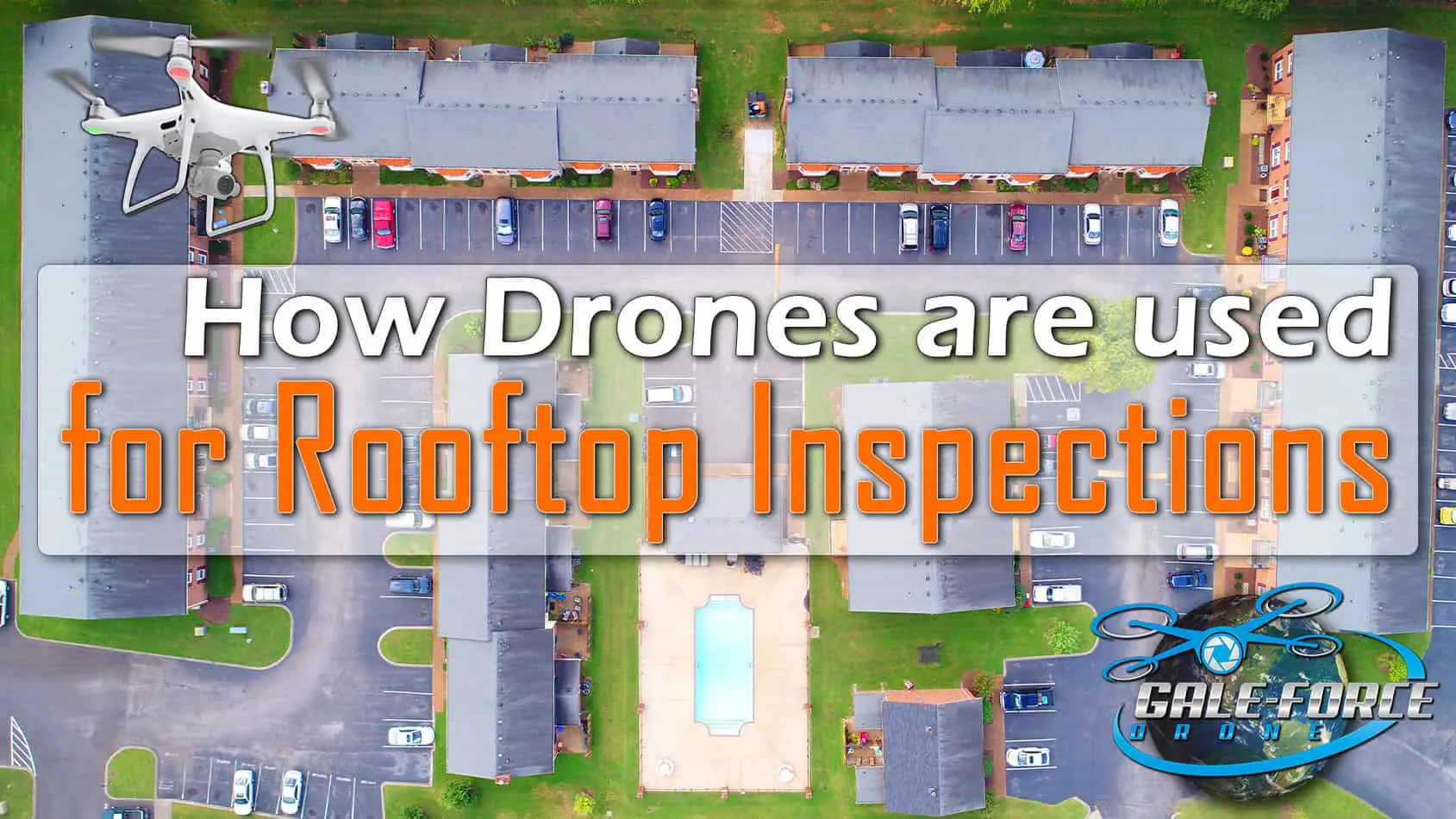 how drones are used for rooftop inspection